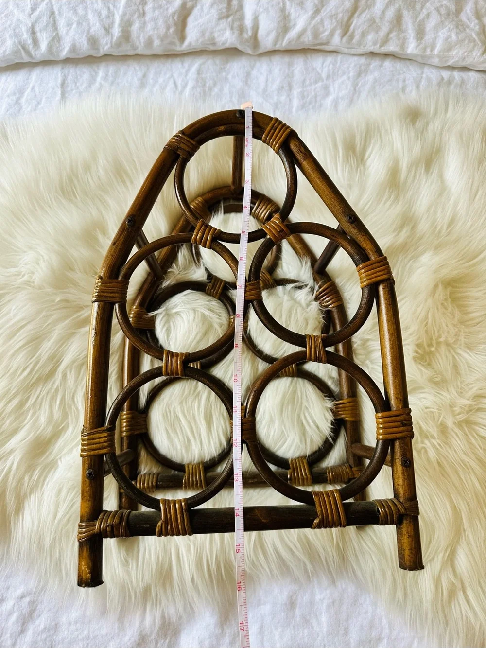 Vintage Bamboo Wine Holder